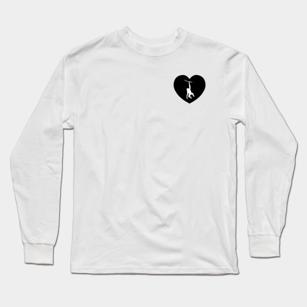 Monkey Love | I Heart... Long Sleeve T-Shirt by gillianembers